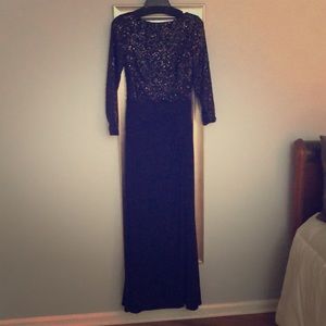 Black evening gown